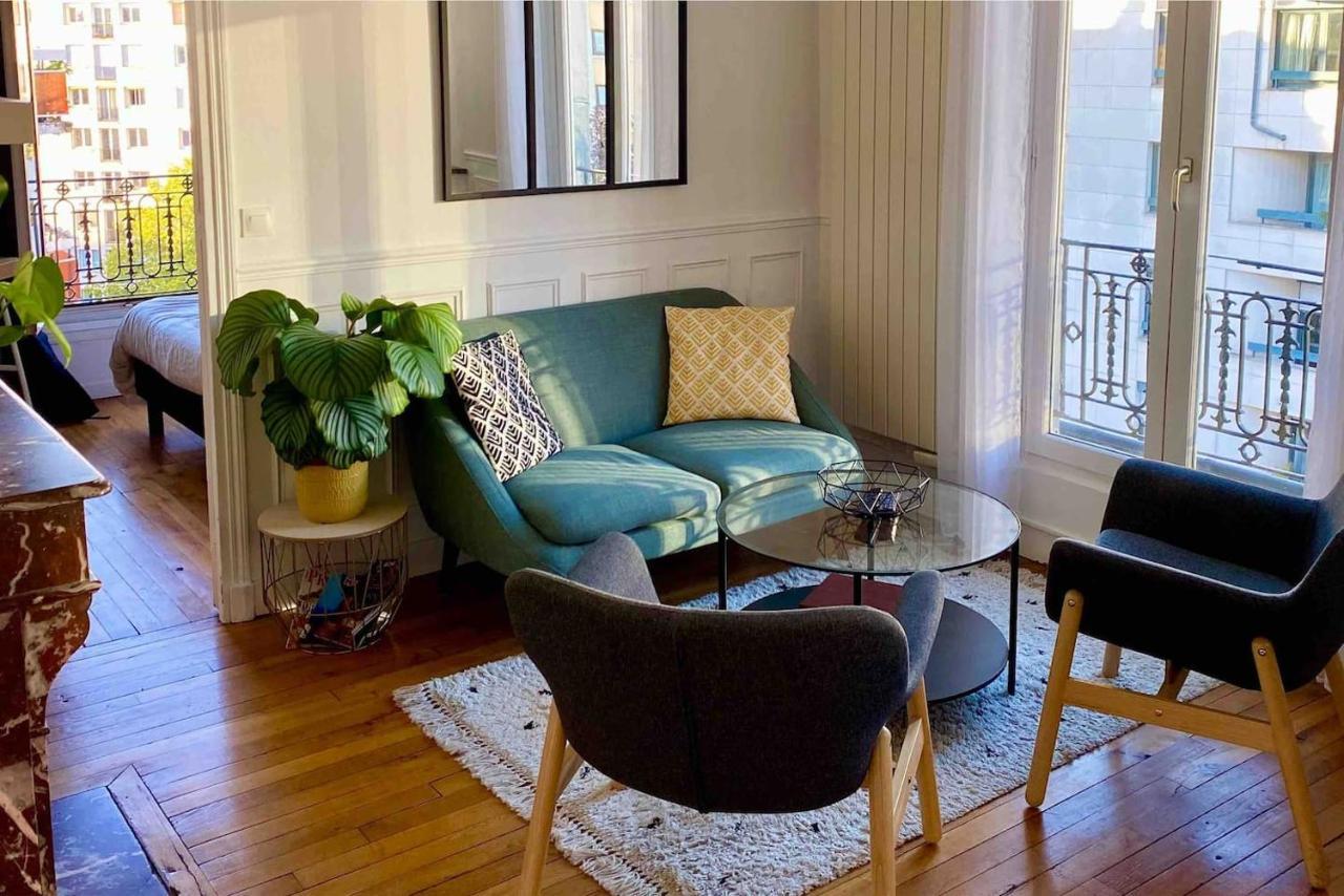 Appartement Buttes Chaumont Paris Exterior photo